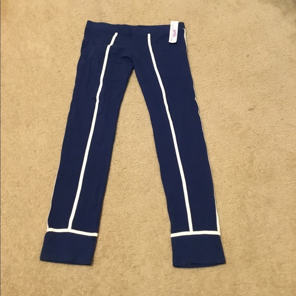 Navy Striped Lounge Pants - Picture 1 of 6
